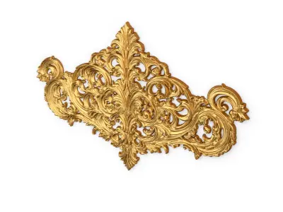 Classic decor ornament carved 49 3D model