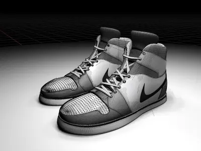 nike jordan air shoes Free 3D print model