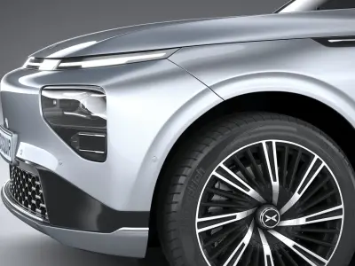 XPeng G9 2025 3D model