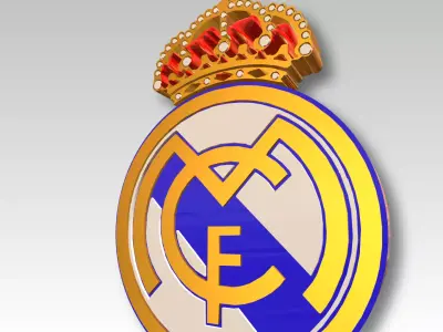 Real Madrid Badge 3D model