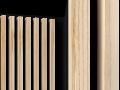 Wooden planks 3D model