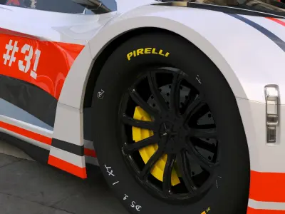 Mclaren 650s GT3  3D model