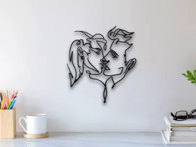 You And Me Wall Art 3D print model get