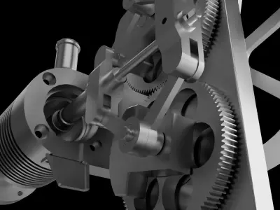 Stirling Engine 3D print model