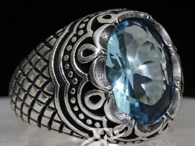 Men s ring 3D print model