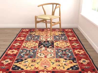 4 in 1 Rug Collection No 21 Low-poly 3D model
