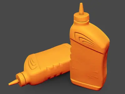 Transmission Fluid Bottle 3D model