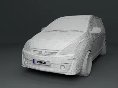 Proton Exora Bold Low-poly 3D model