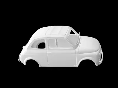 Fiat 500 3D print model