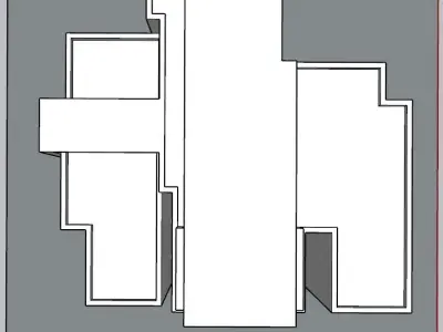 Luxury Coastal Resort Hotel 3D Model 3D model