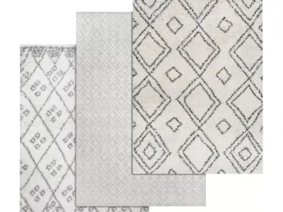 Rug Set 1361 3D model
