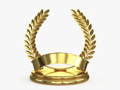 Award Trophy Collection  14 pieces Low-poly 3D model