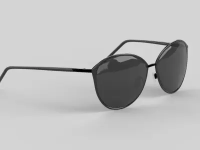 Macie Eyewear Glasses Low-poly 3D model
