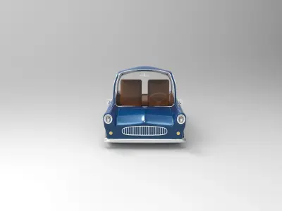 Cartoon Car Low-poly 3D model