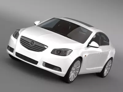 Opel Insignia Hatchback 2008-13 3D model