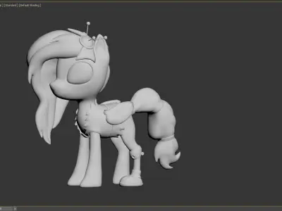 Unicorn my little pony 3D model