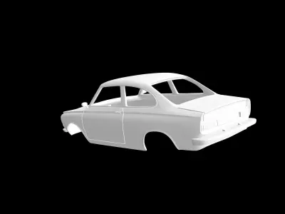 DAF 44 Coupe 3D print model