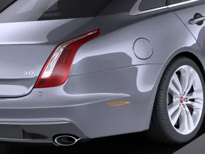 Jaguar XJ 2017 VRAY 3D model