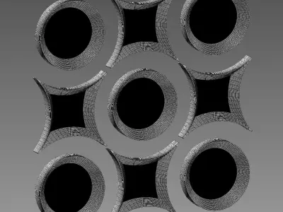 Kelly Copper Mirrors 3D model