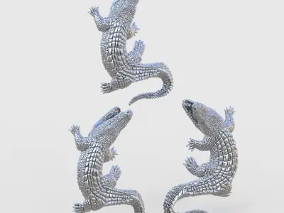 Earring and Pendant Set 3D printable model 0131 3D Model Pack