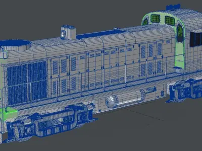 ALCO RS-3 Free 3D model