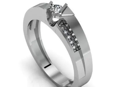 man ring 3D print model