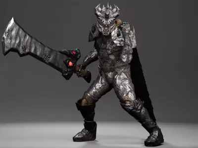 Undead 3 Low-poly 3D model