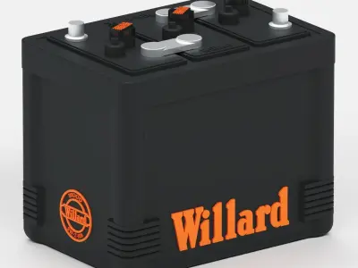 WWII US battery Free 3D print model