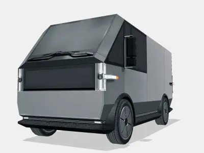 Canoo MPDV 2 2024 Low-poly 3D model