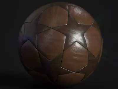 Soccer Ball Low-poly 3D model