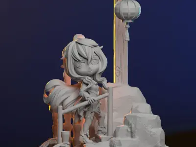 Ganyu 3D print model