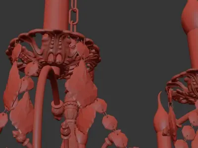 Chandelier Lumen E 1 1 8 602 GB 3D model