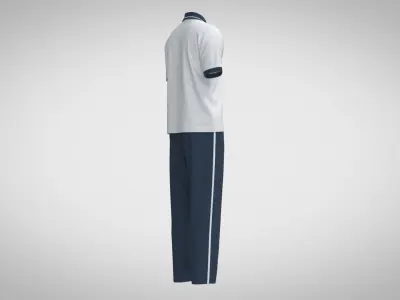 Casual Sport Outfit 2 3D model