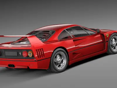 Ferrari F40 1987-1992 3D model