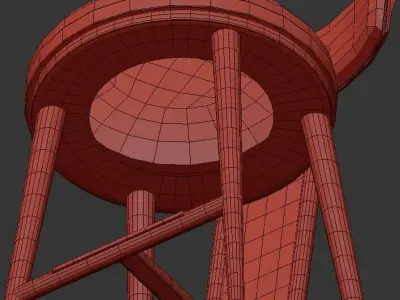 Bar Chair Blakey by Mezzocollection 3D model