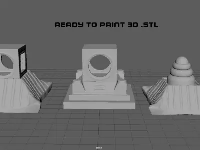 THAILAND GARDEN LAMP 3D model