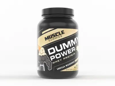 Protein Powder 3D model 50
