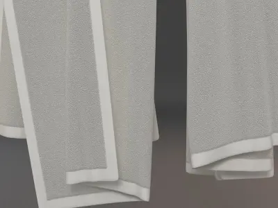 Hanging Towels 2 3D model
