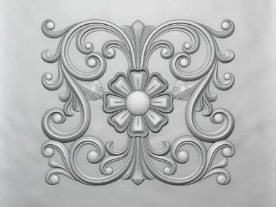 Ornamental Unit 3D print model 3D print model