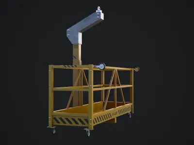 Window Cleaning Platform 3D model