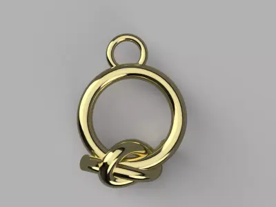 knot pendant 3D print model