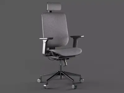 Office Chair with 8K PBR Textures 3D model