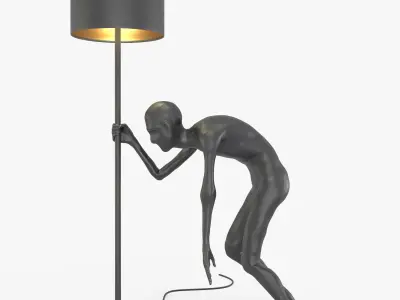 Old man Lamp 3D model