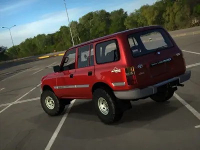 TOYOTA AUTANA SERIE 80 3D model