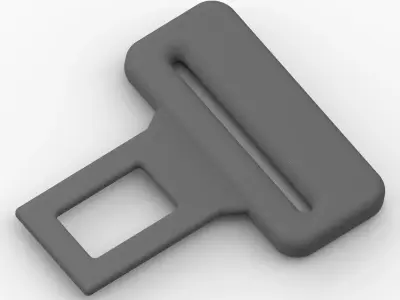 Car Seat Buckle 3D print model
