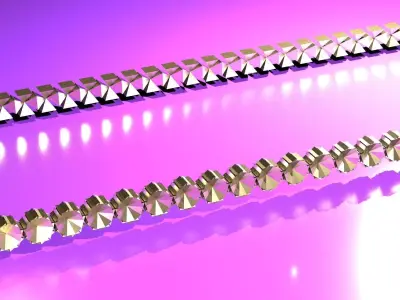 bracelet silver 3D model