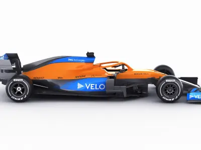 F1 2020 McLaren MCL35 3D model