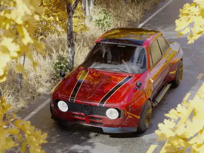 alfa romeo giulia 1300gt junior gta passione 3D model