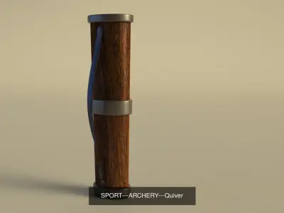 SPORT---ARCHERY wooden pen 3D Model Pack