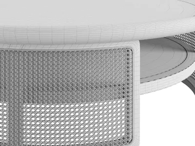 Clara Round Coffee Table 3D model